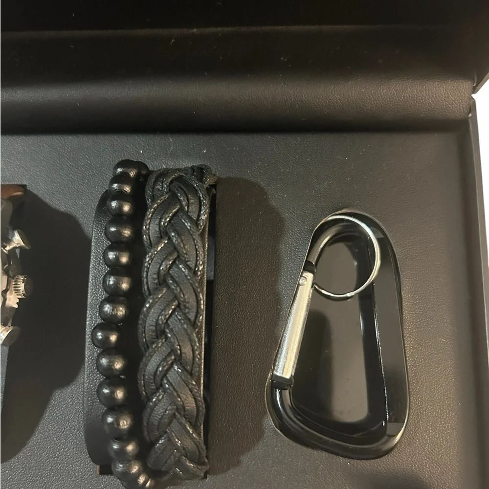 L & Co. Timepieces watch, dual-bracelet, &‎ carabiner. New in Box!